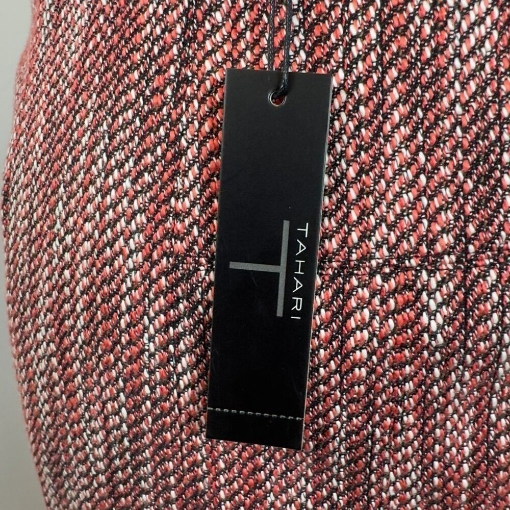 NEW Tahari Coral Tweed Pencil Skirt Lined Size 8 Career Workwear MSRP $88 - Picture 3 of 8